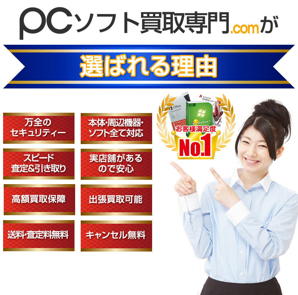 パソコン買取専門.comが選ばれる理由